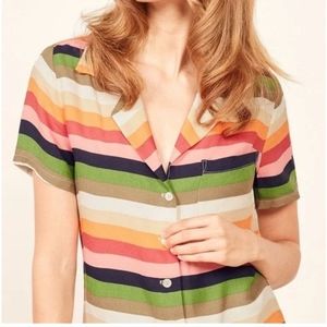 REFORMATION* Palma Crop Shirt